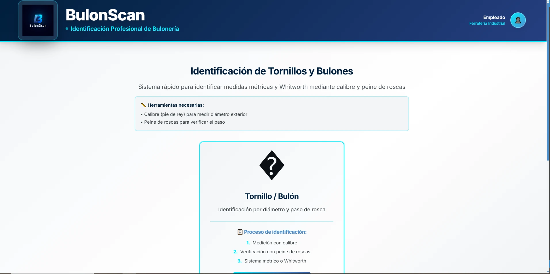 Identificador de Bulones