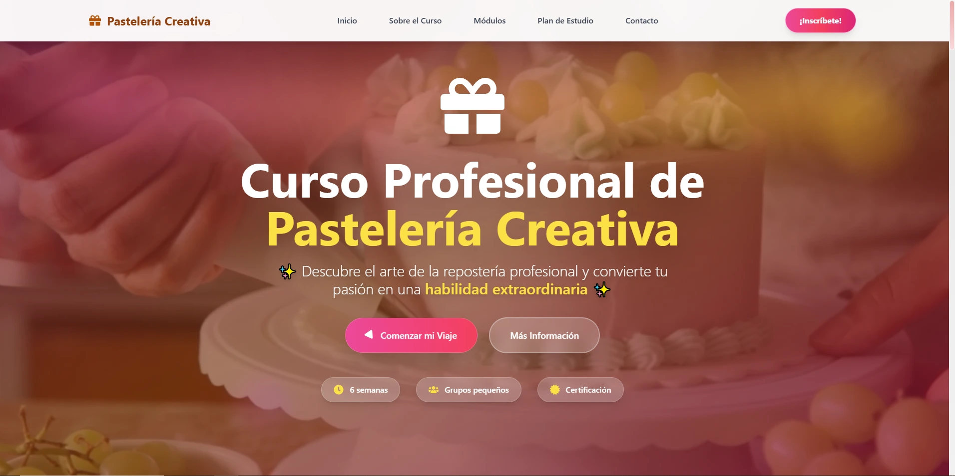 Curso de Repostería